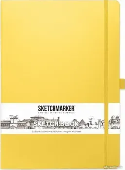 Sketchmarker Скетчбук 2314304SM (80 л, лимонный)