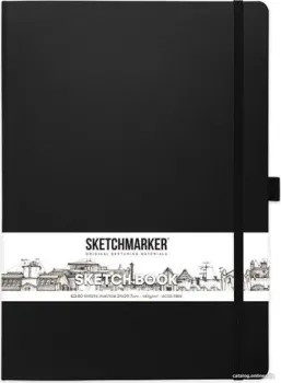 Sketchmarker Скетчбук 2314005SM (80 л, черный)