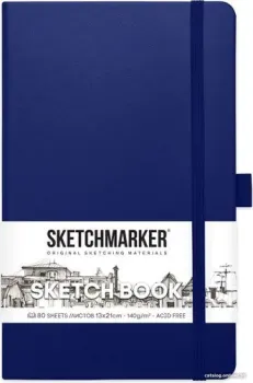 Sketchmarker Скетчбук 2314803SM (80 л, королевский синий)
