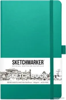 Sketchmarker Скетчбук 2314603SM (80 л, изумрудный)