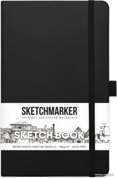 Sketchmarker Скетчбук 2314003SM (80 л, черный)