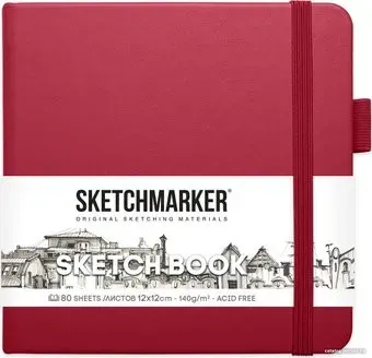 Sketchmarker Скетчбук 2314902SM (80 л, фуксия)