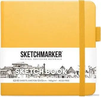 Sketchmarker Скетчбук 2314402SM (80 л, оранжевый)