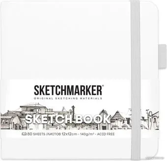 Sketchmarker Скетчбук 2314102SM (80 л, белый)