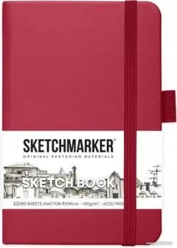 Sketchmarker Скетчбук 2314901SM (80 л, фуксия)