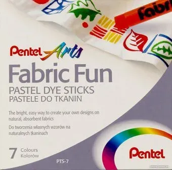 Pentel для ткани FabricFun Pastels PTS2-7 (7 цв)