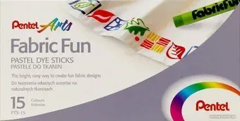 Pentel для ткани FabricFun Pastels PTS2-15 (15 цв)