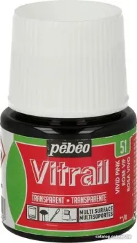 PEBEO Vitrail 050-051 (45 мл, ярко-розовый)
