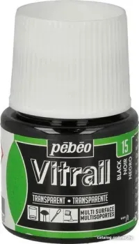 PEBEO Vitrail 050-015 (45 мл, черный)