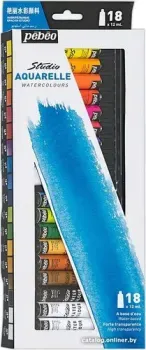 PEBEO Studio Aquarelle 668410 (18 цвx12 мл)