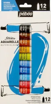 PEBEO Studio Aquarelle 668900 (12 цвx12 мл)