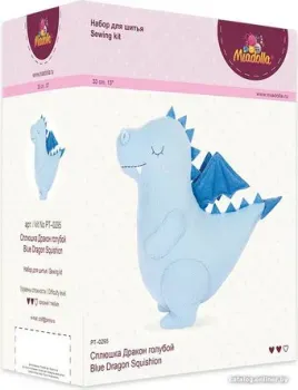 Miadolla PT-0295 Сплюшка Дракон голубой