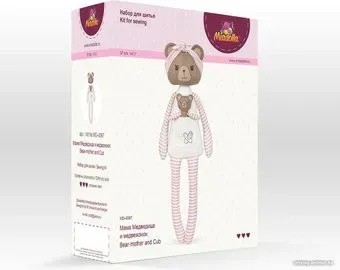 Miadolla Набор для шитья MD-0367 Мама Медведица и медвежонок