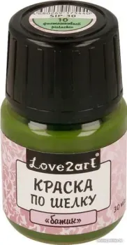 Love2art по шелку батик SIP-30 (30 мл, 10 фисташковый)