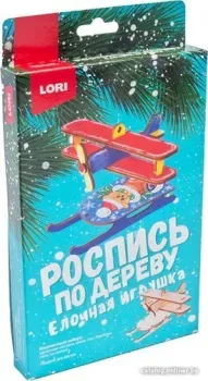 Lori Роспись по дереву. Елочная игрушка Подарок для елочки Фнн-032
