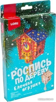 Lori Роспись по дереву. Елочная игрушка Время волшебства Фнн-031