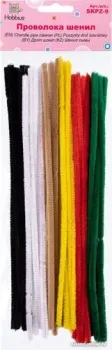 Hobbius SKPZ-9 Проволока шенил 0.9x30 см (30 шт, ассорти)