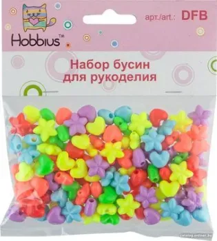Hobbius Конфетти DFB №03 звездочки/сердечки
