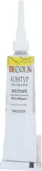 Decola по ткани перламутр 18 мл 5403224 желтый