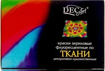 DecArt Флуоресцентные по ткани 28F-6.20-50 (6 цв)