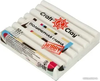 Craft&Clay CCH гламур (52 г, 1501 белый)