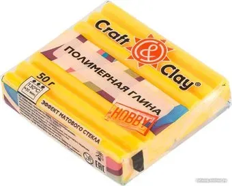 Craft&Clay полимерная глина CCH эффект матового стекла (50 г, 1417 яичная желток)
