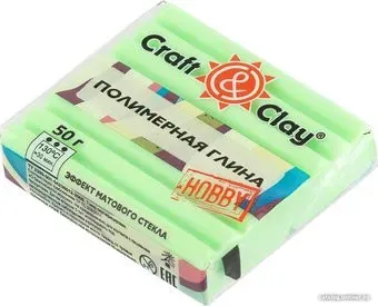 Craft&Clay CCH эффект матового стекла (50 г, 1406 зеленое яблоко)
