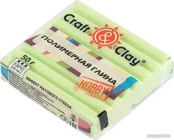 Craft&Clay полимерная глина CCH эффект матового стекла (50 г, 1405 весенний бутон)