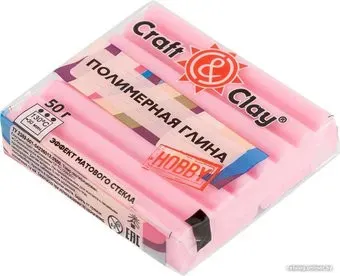 Craft&Clay CCH эффект матового стекла (50 г, 1402 нежно-розовый)