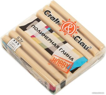 Craft&Clay полимерная глина для лепки кукол CCH кашемир (52 г, 1707 благородная бежевая)