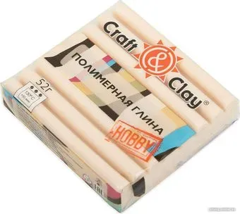 Craft&Clay полимерная глина для лепки кукол CCH кашемир (52 г, 1703 ваниль)