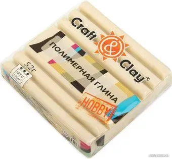 Craft&Clay для лепки кукол CCH кашемир (52 г, 1702 фарфор)
