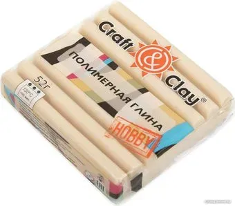 Craft&Clay полимерная глина для лепки кукол CCH кашемир (52 г, 1701 миндальное молоко)