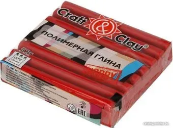 Craft&Clay полимерная глина CCH (52 г, 1064 рубиновая)