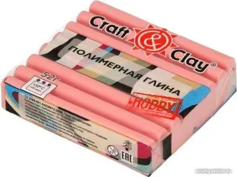 Craft&Clay полимерная глина CCH (52 г, 1027 розовая крем)