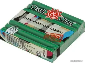 Craft&Clay полимерная глина CCH (52 г, 1022 травяной)