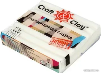 Craft&Clay полимерная глина CCH (52 г, 1003 полупрозрачная)