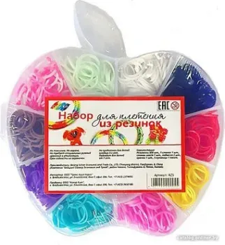 Color-Kit для плетения из резинок яблоко 600 шт RZ5