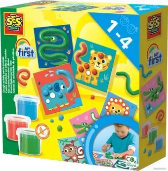 SES Creative Набор для лепки SES Creative My first с развивающими карточками 14435