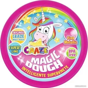 Craze Magic Dough Попрыгунчик Мечты единорога 35306.B (розовый металик)