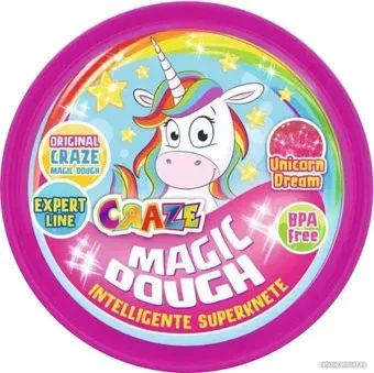 Craze Magic Dough Попрыгунчик Мечты единорога 35306.A (розовый с блестками)