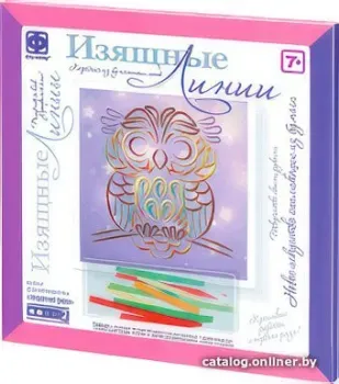 Фантазер Картина из бумажных лент Изящные Линии. Загадочный филин 967106