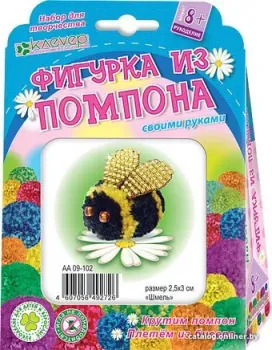 Клеvер Шмель. Фигурка из пряжи АА 09-101