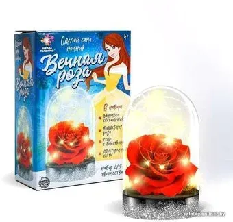 Школа талантов Ночник своими руками. Вечная роза 4625985