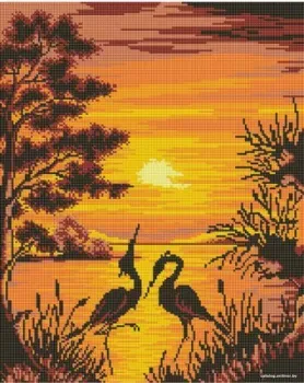 PaintBoy Журавли на закате GF194