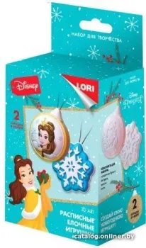 Lori Расписные елочные игрушки. Disney. Белль Ирд-014