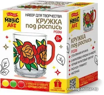 Десятое королевство Кружка под роспись. Розы 04499