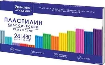 BRAUBERG Академия Супер Хит 106424 (24 цвета)