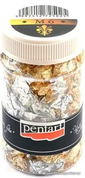 Pentart в хлопьях 100 мл (имитация золота, серебра, бронзы и меди)