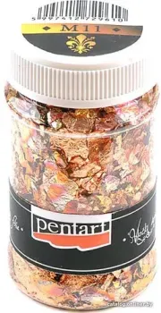 Pentart в хлопьях 100 мл (имитация золота, бронзы и меди)